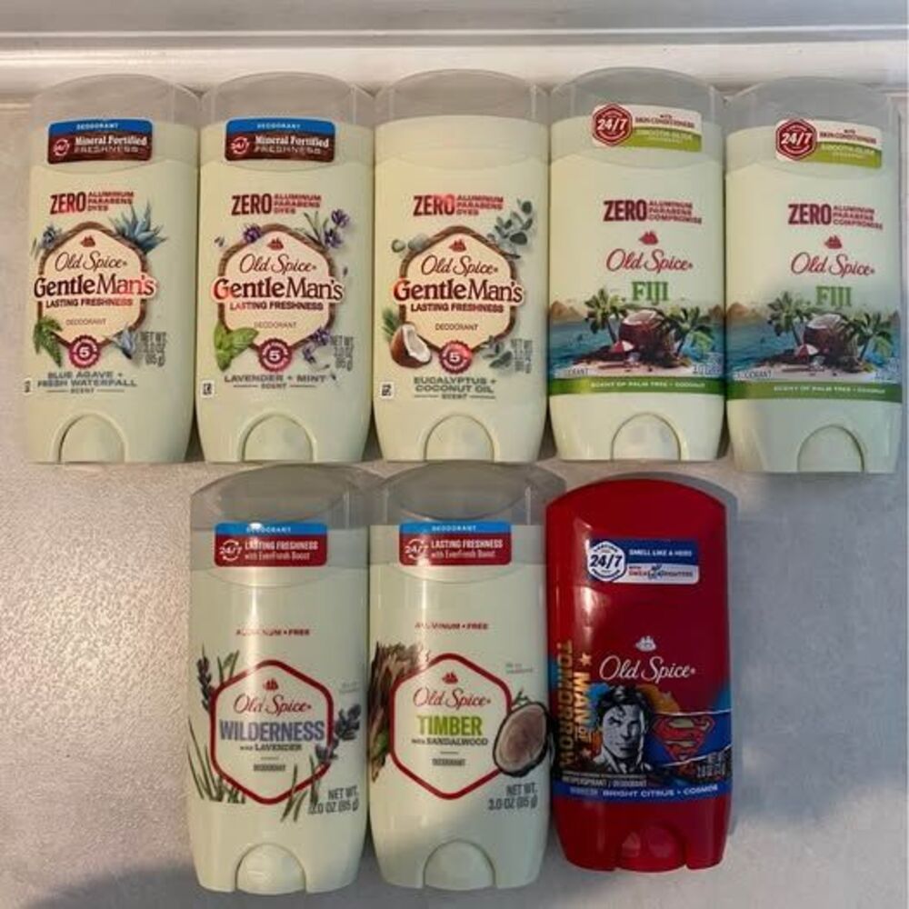8 brand new old spice deodorant antiperspirant bundle set gentle man’s
